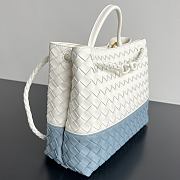 Colestore  Bottega Veneta Medium Andiamo in Alabaster/minera 32x25x11cm - 2