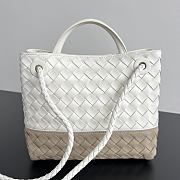 Colestore   Bottega Veneta Small Andiamo in Alabaster/ecru 25x20x10cm - 3