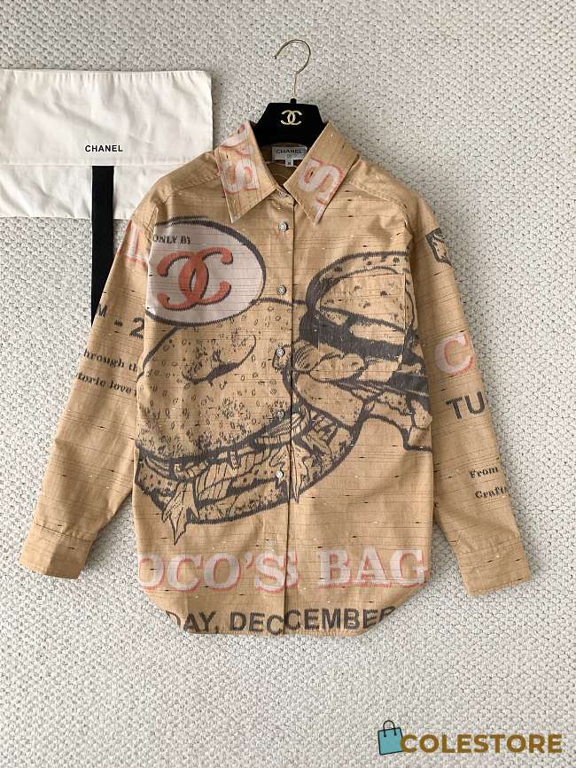 Colestore Chanel Métiers d’art 2026 Shirt   Cotton & Mixed Fibers  Brown & Multicolor - 1