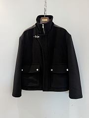 Colestore Hermes Leather Trim Wool Jacket Size 46-54 - 1