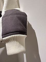 Colestore  Hermes Shearling Baseball Jacket White - 4