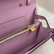 Colestore Hermes Mauve Sylvestre Epsom Kelly Woc Epsom Wallet Gold Hardware - 2