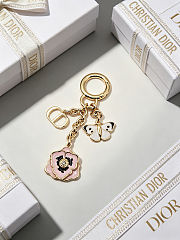 Colestore Dior Jardin d'Atelier Dior Bag Charm Pale Gold-Finish Metal and Multicolor Lacquer - 3