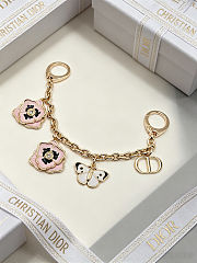 Colestore Dior Jardin d'Atelier Dior Bag Charm Pale Gold-Finish Metal and Multicolor Lacquer - 2