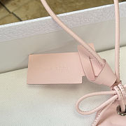 Colestore Dior Clover Bag Charm Pink Calfskin, Silver-Finish Metal and Red and Black Lacquer - 5