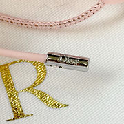 Colestore Dior Clover Bag Charm Pink Calfskin, Silver-Finish Metal and Red and Black Lacquer - 2