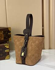 Colestore Louis Vuitton All In BB Beige Trench Embossed calfskin suede leather 16 x 18 x 12 cm - 6