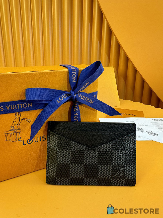 Colestore Louis Vuitton Neo Card Holder Damier Graphite Canvas 8 x 11 cm - 1