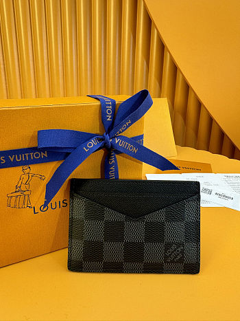 Colestore Louis Vuitton Neo Card Holder Damier Graphite Canvas 8 x 11 cm