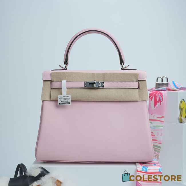 	 Colestore Hermes Kelly 25 Sellier in Mauve Pale Swift leather - 1