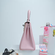 	 Colestore Hermes Kelly 25 Sellier in Mauve Pale Swift leather - 5
