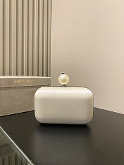 Colestore  Jimmy Choo Cloud Ivory Mother of Pearl Clutch Bag  12x10x5cm - 1
