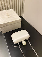 Colestore  Jimmy Choo Cloud Ivory Mother of Pearl Clutch Bag  12x10x5cm - 4