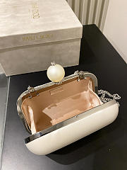 Colestore  Jimmy Choo Cloud Ivory Mother of Pearl Clutch Bag  12x10x5cm - 3