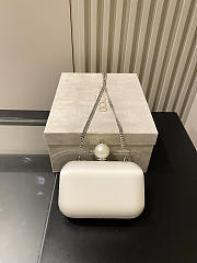 Colestore  Jimmy Choo Cloud Ivory Mother of Pearl Clutch Bag  12x10x5cm - 6
