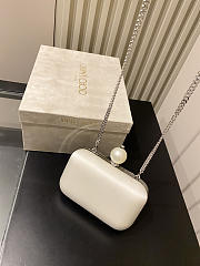 Colestore  Jimmy Choo Cloud Ivory Mother of Pearl Clutch Bag  12x10x5cm - 2