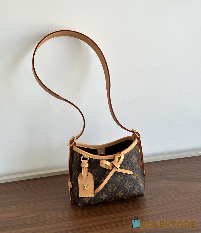Colestore Louis Vuitton Nano CarryAll Monogram coated canvas 16 x 15 x 9.5 cm - 1
