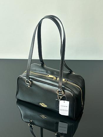 Colestore  Coach Sydney Shoulder Bag Gold/Black 28x14x14cm