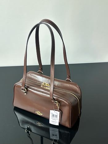 Colestore  Coach Sydney Shoulder Bag Gold/Maple 28x14x14cm