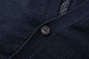 Colestore Dior Colibri Cardigan, Regular Fit Blue Cotton Knit  - 2