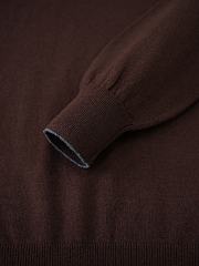 Colestore Brunello Cucinelli Brown Crew Neck Knit Sweater - 6
