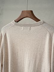 	 Colestore Brunello Cucinelli Oatmeal Crew Neck Knit Sweater - 6