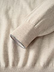 	 Colestore Brunello Cucinelli Oatmeal Crew Neck Knit Sweater - 4