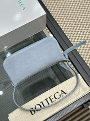 Colestore Bottega Veneta knot detail shoulder bag Azzurro 23x10x10cm - 3
