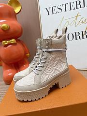 Colestore Louis Vuitton Laureate Platform Desert Boot Beige - 5