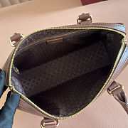 Colestore   Gucci Borsetto medium boston bag in chestnut leather 28X15X10cm - 3