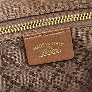 Colestore   Gucci Borsetto medium boston bag in chestnut leather 28X15X10cm - 2