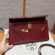 Colestore Hermes Kelly Elan rouge H box leather 27 - 3