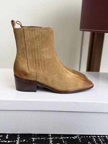 	 Colestore Celine Berlin Boot In Suede Stone Brown