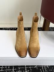 	 Colestore Celine Berlin Boot In Suede Stone Brown - 6