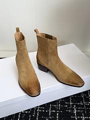 	 Colestore Celine Berlin Boot In Suede Stone Brown - 5