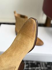 	 Colestore Celine Berlin Boot In Suede Stone Brown - 4