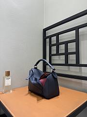 Colestore  Loewe Small layered Puzzle bag in classic calfskin Multicolor Deep Navy 24x16.5x10.5cm - 4