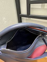 Colestore  Loewe Small layered Puzzle bag in classic calfskin Multicolor Deep Navy 24x16.5x10.5cm - 2