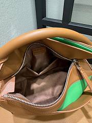 Colestore  Loewe Small layered Puzzle bag in classic calfskin Multicolor Squirrel 24x16.5x10.5cm - 6