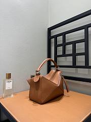 Colestore  Loewe Small layered Puzzle bag in classic calfskin Multicolor Squirrel 24x16.5x10.5cm - 5