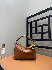 Colestore  Loewe Small layered Puzzle bag in classic calfskin Multicolor Squirrel 24x16.5x10.5cm - 3