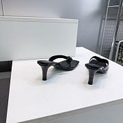 Colestore  Chanel Crocodile Embossed Patent Calfskin Mules Black - 5