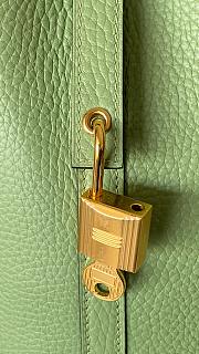 	 Colestore Hermes Picotin Lock 18 Vert Criquet Clemence Gold Hardware - 6