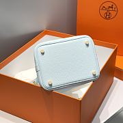 	 Colestore Hermes Picotin Lock 18 Bleu Pale Clemence Gold Hardware - 5