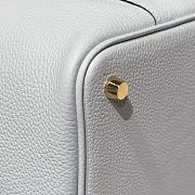 	 Colestore Hermes Picotin Lock 18 Bleu Pale Clemence Gold Hardware - 2