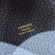 Colestore Hermes Picotin Lock 18 Blue Agate Clemence Gold Hardware - 6