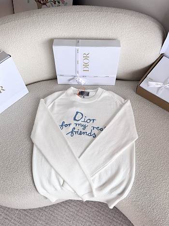 Colestore Dior for my real friends long-sleeve knit sweater