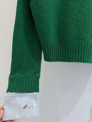 Colestore Prada Shetland wool wide-neck sweater Green - 2