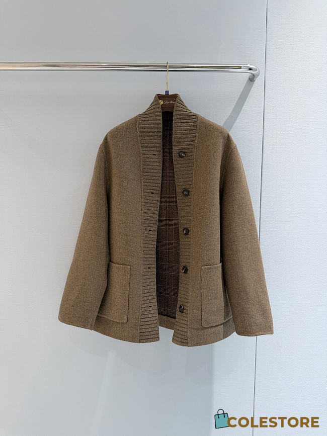 Colestore Loro Piana Corey Caban Jacket  Cashmere, Silk Tundra - 1