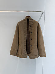 Colestore Loro Piana Corey Caban Jacket  Cashmere, Silk Tundra - 1